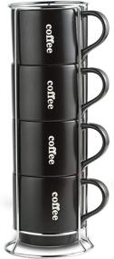 img 4 attached to Space-Saving Stackable Coffee Mug Set Holder: Ideal for Neat and Organized Kitchen Counters