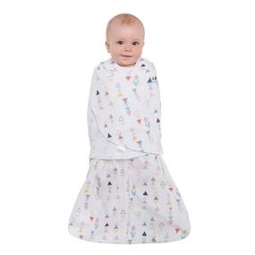 img 3 attached to 🔺 Halo Sleepsack Swaddle Triangle Neutral - Small, 100% Cotton, Multi-Color Design