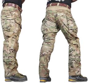 img 1 attached to 🎯 Enhance Your Paintball Experience with the Tacticam BDU Emerson Combat G3 Uniform Featuring Knee Pad Multicam MC
