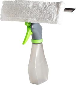 img 3 attached to BestofTech 3 in 1 Spray Scrub Scrape Microfiber Window Squeegee: The Ultimate Multi-purpose Cleaning Solution for Windows, Showers, Glass, and More!