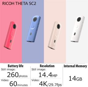 img 2 attached to Ricoh Theta SC2 White 360° Camera 4K Video