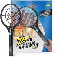🔋 rechargeable bug zapper racket - zap it! 4,000 volt, usb charging cable logo