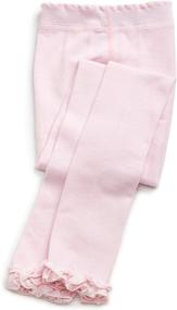 img 1 attached to 👧 Adorable Country Kids Girls' Ruffle Pima Capri: Comfortable and Stylish Capri Pants