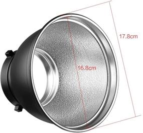 img 3 attached to 🔦 Enhance Light Control with Soonpho 7" Standard Reflector Diffuser Lamp Shade Dish - Bowens Mount Studio Strobe Flash Accessory