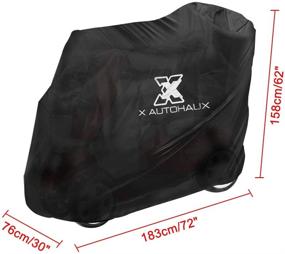img 2 attached to AUTOHAUX 72X30X62Inches Motorbike Mobility Waterproof