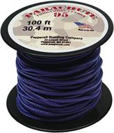 pepperell 1 9mm parachute 100 feet purple sewing logo