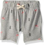 🩳 french terry active shorts for boys by the children's place logo