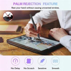 img 1 attached to 🖊️ Стилус-карандаш Ciscle: высоко совместимое перо для Apple iPad с подавлением ладони, наклоном, магнитной функцией - точность для iPad 6-8 поколения/iPad Pro 11''&12.9''/iPad Mini 5/iPad Air 3-4 поколение.