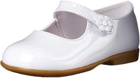 img 4 attached to Adorable Baby Deer Patent Mary Jane Shoes for Girls - Perfect for Every Little Princess!
