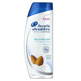 img 4 attached to 🧴 Head & Shoulders Dry Scalp Care with Almond Oil Dandruff Shampoo - 23.7 fl. oz. (Pack of 2): Boost Your Scalp Health