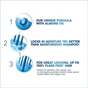 img 2 attached to 🧴 Head & Shoulders Dry Scalp Care с маслом миндаля от перхоти - 23,7 жидких унций (пакет из 2): Улучшите здоровье вашей кожи головы.