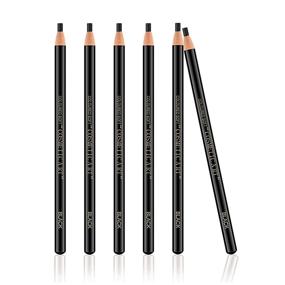 img 4 attached to 🏻 Ownest 6Pcs Pull Cord Peel-off Eyebrow Pencil Tattoo Makeup Set: Waterproof, Long-lasting Liner for Microblading, Filling, and Outlining - Black