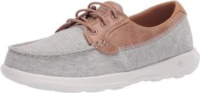 img 4 attached to 👟 Review: Skechers Women's Go Walk Lite-136071 Boat Shoe – Comfortable and Stylish Footwear