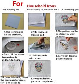 img 2 attached to 🐄 Ink Painting ESH7 Cow Iron On Transfer: A-Level Washable Patch for Clothing | Trendy DIY T-Shirt, Jacket, Jeans, Pants, Handbag Applications