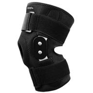 🏋️ adjustable compression knee support brace with side stabilizers for men and women - relieve knee pain, meniscus tear, arthritis, injury recovery and acl логотип