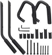 🚗 yorking steel grab handles for jeep wrangler jk (2007-2018) - front & rear roll bar grip logo