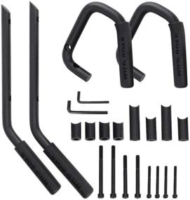 img 4 attached to 🚗 YORKING Steel Grab Handles for Jeep Wrangler JK (2007-2018) - Front & Rear Roll Bar Grip