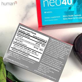 img 3 attached to 🩸 Boost Nitric Oxide with HumanN Neo40 Daily Heart & Blood Circulation Supplements - Supports Blood Pressure - 30 Dissolvable Tablets - Tasty Fruity Flavor
