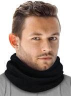 🧣 men's dual layer neck warmer - winter weather accessories and scarves logo