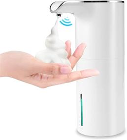 img 4 attached to 🧼 Rechargeable Electric Foaming Soap Dispenser - Oyye 450ml Touchless Soap Dispenser with Adjustable Infrared Motion Sensor Switches - Ideal for Bathroom, Kitchen, Office, or Hotel Use
