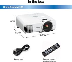 img 1 attached to 🎥 Epson 2100 Home Cinema 1080p 3LCD Projector