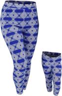 🎅 boutique hanukkah leggings for girls: exclusive and adorable logo