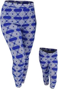 img 4 attached to 🎅 Boutique Hanukkah Leggings for Girls: Exclusive and Adorable