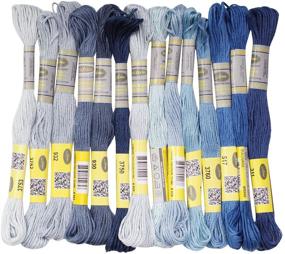 img 4 attached to 🌈 Premium Rainbow Embroidery Floss 14 Skeins Pack - Vibrant Colors for Cross Stitch, Friendship Bracelets, and More!