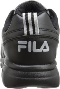 img 2 attached to 👟 Бело-серые мужские кроссовки Fila Leverage Training: Поднимите свою тренировку на новый уровень!