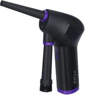 yyjop cordless air duster: powerful electric blower cleaner with 15000mah battery & 45000 rpm for computer cleaning logo