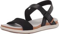 👡 clarks eliza sandal: women's shoes in textile material logo