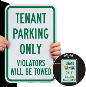 img 3 attached to Tenant Parking Only Violators Reflective Occupational Health & Safety Products