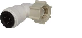 img 4 attached to 💦 Watts P-635 CTS Quick Female Swivel Elbow Water Plumbing Connector, 1/2 Inch, White