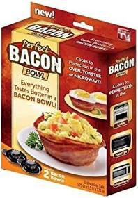 img 2 attached to 🥓 Transform Your Breakfast Game with Perfect Bacon BLZ 33154 Bacon Bowl!