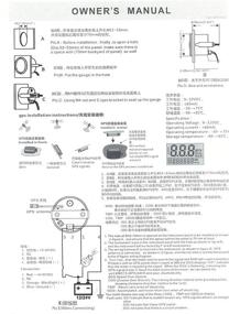 img 1 attached to 🚗 ELING 2" Red Backlight Digital GPS Speedometer Odometer for 12V 24V Vehicles