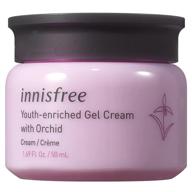 🌸 revitalize and hydrate your skin with innisfree orchid youth enriched gel cream hyaluronic acid face moisturizer logo