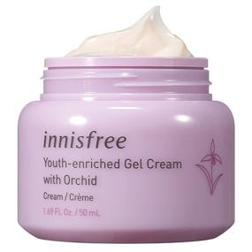 img 2 attached to 🌸 Revitalize and Hydrate Your Skin with innisfree Orchid Youth Enriched Gel Cream Hyaluronic Acid Face Moisturizer