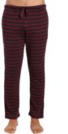 👖 cozy & stylish: men's waffle thermal lounge pants for ultimate comfort logo