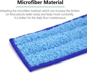 img 1 attached to 🧽 Neutop Washable Wet Mopping Pad Replacement for iRobot Braava Jet 240, 241, 244, 245, 250 Robot Mops - 6-Pack, Blue, Durable and Reusable!