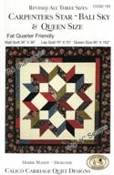 carpenters star bali quilt pattern friendly logo