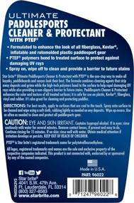 img 3 attached to 🛶 STAR BRITE Paddlesports Cleaner & Protectant - Ultimate Formula with PTEF 22 OZ (096022)