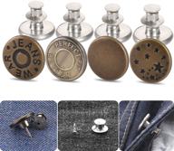 buttonpro: convenient, tool-free button pins for jeans - enhance fashion, diy & crafts effortlessly! logo