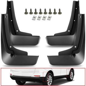 img 4 attached to 🚗 Chevrolet Equinox 2018-2020 Mud Flaps: Premium Splash Guards for Front and Rear - 4-PC Set