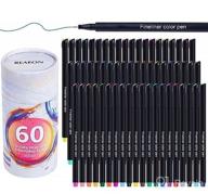 img 1 attached to 🖊️ iBayam Journal Planner Pens - 18 Vibrant Colors - Fine Point Markers - Fine Tip Drawing Pens - Porous Fineliner Pens for Bullet Journaling, Writing, Note Taking, Calendar, Coloring - Art, Office & School Supplies review by Kristen Simpson