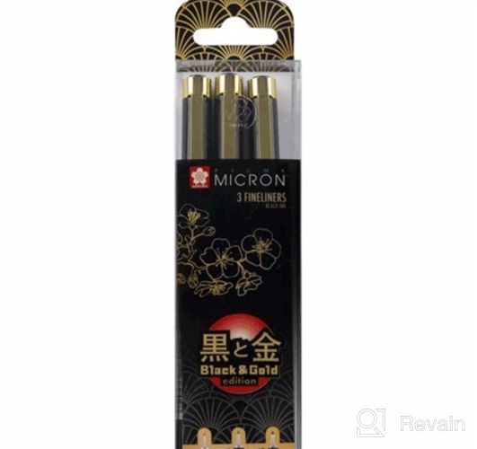 img 1 attached to 🖋️ Sakura Pigma 30067 Micron Blister Card Ink Pen Set - Black (8/Set): High-Quality & Precise Writing Instruments review by Kasey Storrs