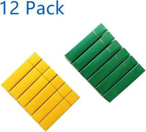 img 3 attached to TSB Bridge Cards - Bulk Pack of 12 Decks (6 Green, 6 Yellow) - Narrow Bridge Size - Single Tuck Box for Convenient Storage - Plastic-Coated - Ideal for Bridge Club