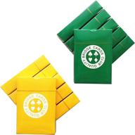 tsb bridge cards - bulk pack of 12 decks (6 green, 6 yellow) - narrow bridge size - single tuck box for convenient storage - plastic-coated - ideal for bridge club логотип