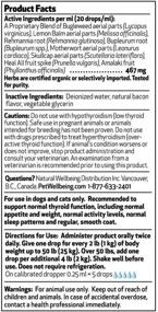 img 1 attached to 🐶 Pet Wellbeing Thyroid Support Gold for Dogs: Natural Solution for Thyroid Health & Calm Canine Temperament - 2oz (59ml)