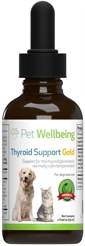pet wellbeing thyroid support temperament 로고