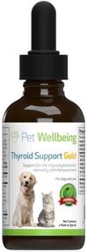 img 4 attached to 🐶 Pet Wellbeing Thyroid Support Gold for Dogs: Natural Solution for Thyroid Health & Calm Canine Temperament - 2oz (59ml)